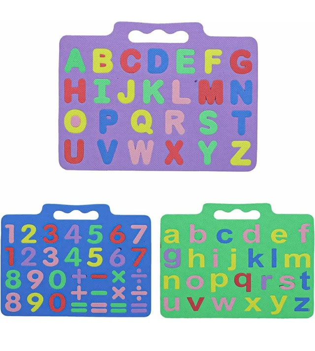 Learning Board Combo Alphabet & Number Floor Mats for Kids, Puzzle EVA Foam Mat for Children Above 2 Years