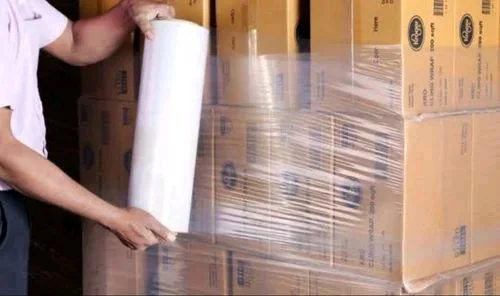 12" Stretch Film /Packing Material / 12 Inch / Large wrap Roll for Packing and multipurpose use - 3kg / Roll