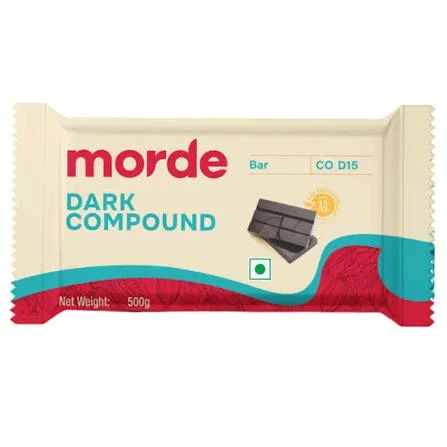 டார்க் காம்பௌண்ட் சாக்லேட் (மோர்டெ பிராண்ட்) / Dark Compound Chocolate Bar (Morde Brand) - 500 Gms