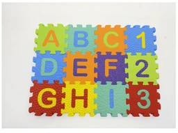Funjoy EVA Foam Numbers 1–10 Learning Mat - Colorful Interlocking Educational Tiles for Toddlers 2-5 Years Delivery Time:2-3Days