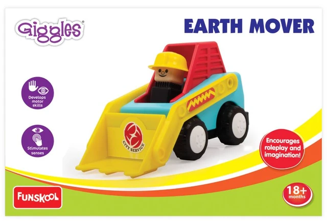 Earth Mover Free Wheel Truck Toy - Multicolor Construction Vehicle for Toddlers 18+ Months Delivery Time : 2-3Days