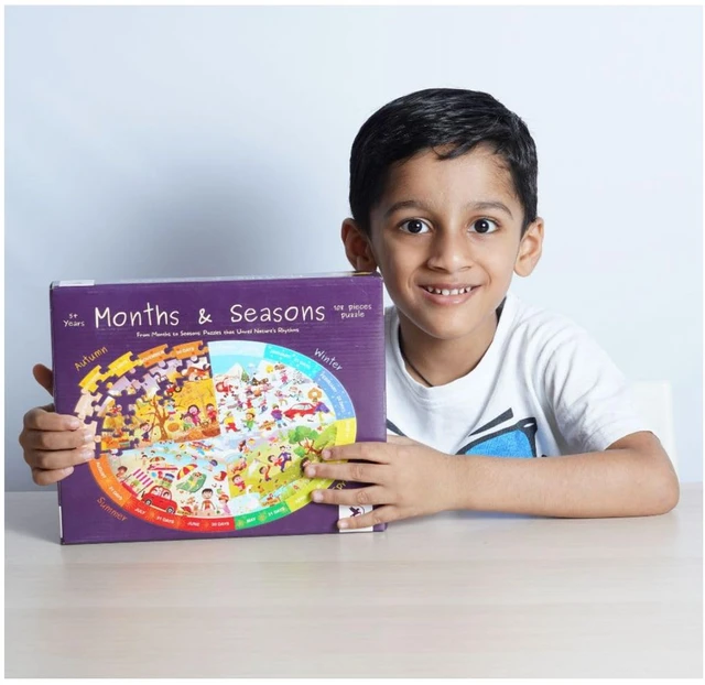 TOYKRAFTT Montessori Puzzles for Kids - Educational Toddler Puzzles for Boys & Girls 3-5 Years | Learning Games Delivery Time: 2-3Days