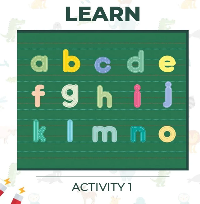 Magnalogix Magnetic Alphabets for Kids - Montessori Spelling Games & Letter Learning Toy for Kids 3-5 Years Delivery Time: 2-3Days