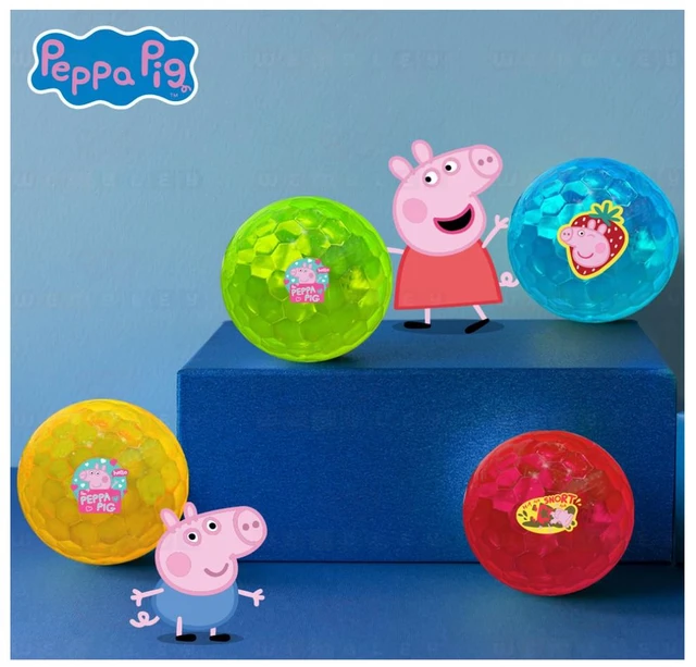 Wembley Peppa Pig LED Light Ball - Soft Bouncing Flashing Ball for Kids Delivery Time: 2-3Days