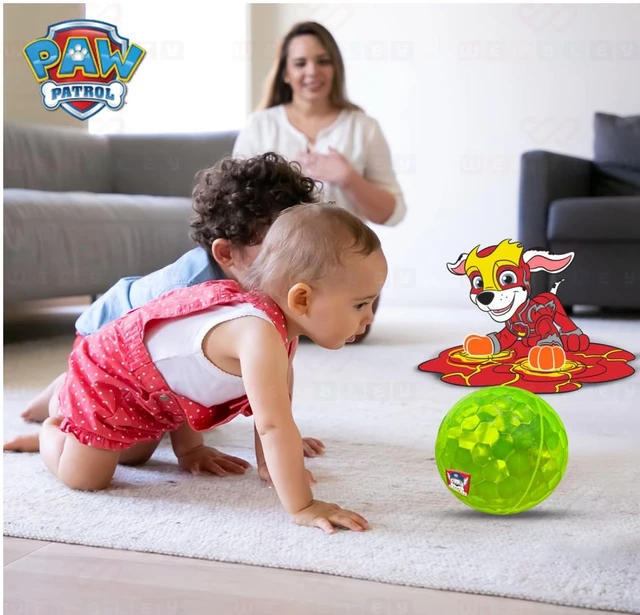 Wembley Paw Patrol LED Light Ball - 6" Soft Bouncing Flashing Glow in Dark Ball for Kids 3+ Years | Random Colors Delivery Time: 2-3Days