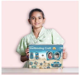 ToyKraft Shellbinding Craft - DIY Seashell Craft Activity Kit | Create Beautiful Shell Art for Kids 7+ Years to Adults Delivery Time: 2-3Days