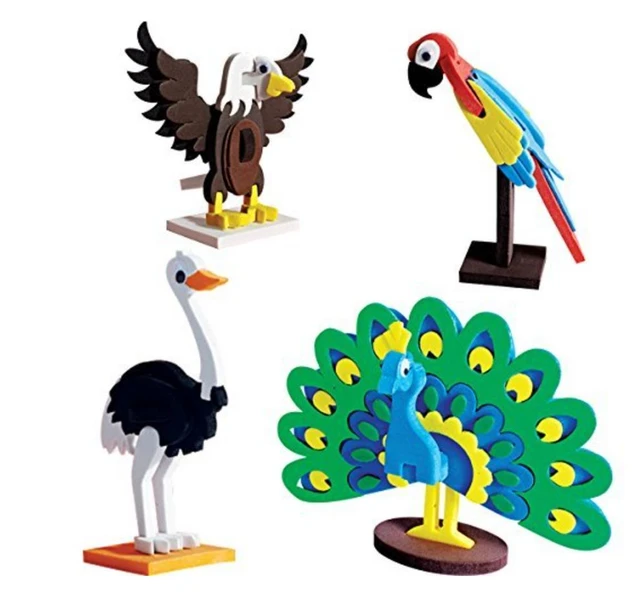 Imagimake Mapology Birds Around The World - Make 13 Miniature Bird Models | 3D Puzzle for Kids 5-9 Years Delivery Time: 2-3Days