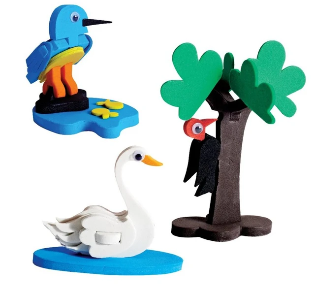 Imagimake Mapology Birds Around The World - Make 13 Miniature Bird Models | 3D Puzzle for Kids 5-9 Years Delivery Time: 2-3Days