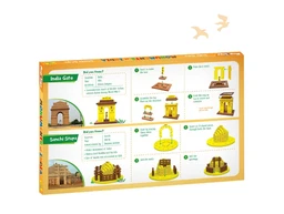 Imagimake Mapology Monuments of India - Sanchi Stupa & India Gate 3D Construction Set for Kids 6+ Years Delivery Time: 2-3Days