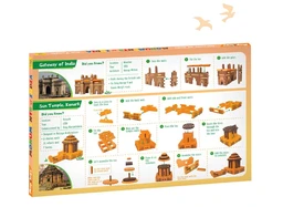 Imagimake Mapology Monuments of India - Sun Temple & Gateway of India 3D Construction Set for Kids 6+ Years Delivery Time: 2-3Days