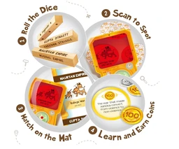 Imagimake Mapology History Quest India - Explore 8 Eras of Indian History | Educational Board Game for Kids, Teens & Adults 8+ Years Delivery Time: 2-3Days