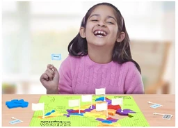Imagimake Mapology India and World Maps with Capitals - Learn Capitals & Country Flags for Kids 5+ Years Delivery Time: 2-3Days