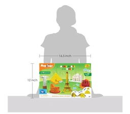 Imagimake Mapology Monuments of The World - Educational Toy & Learning Aid for Kids 6+ Years Delivery Time: 2-3Days