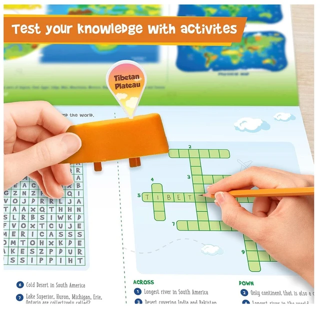 Imagimake Mapology Physical Features of World Map - 3D Puzzle & Construction Toy for Kids 6+ Years Delivery Time: 2-3Days