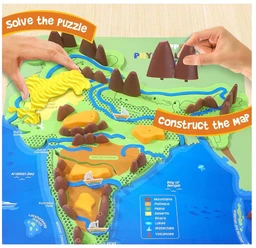 Imagimake Mapology Physical Features of India - Learn 50+ Geographical Features | Educational Toy for Kids 6+ Years Delivery Time: 2-3Days