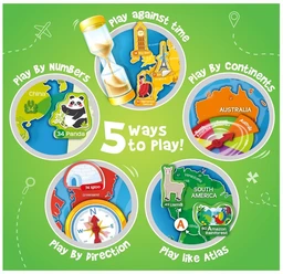 Imagimake Mapology World Map with Reusable Stickers - Educational Geography Toy for Kids 5+ Years Delivery Time: 2-3Days