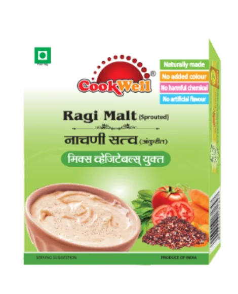 Cookwell Nachani Satv Mix Vegetables - 250g (Jeera Powder Free)