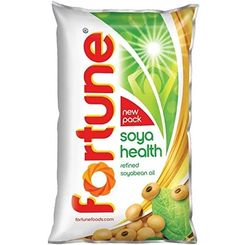 Fortune Soyabean Oil - 1ltr (Pouch)
