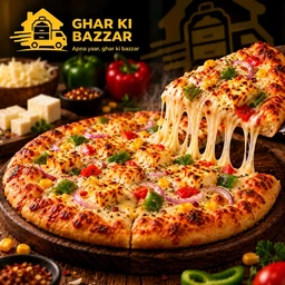 🟢Special Cheese Paneer Mix Pizza — GKB’s Kitchen