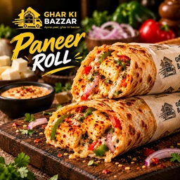 🟢Special Mix PANEER Roll - GKB's Kitchen 