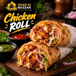 Cheesy Chicken Roll @ GKBs Kitchen 