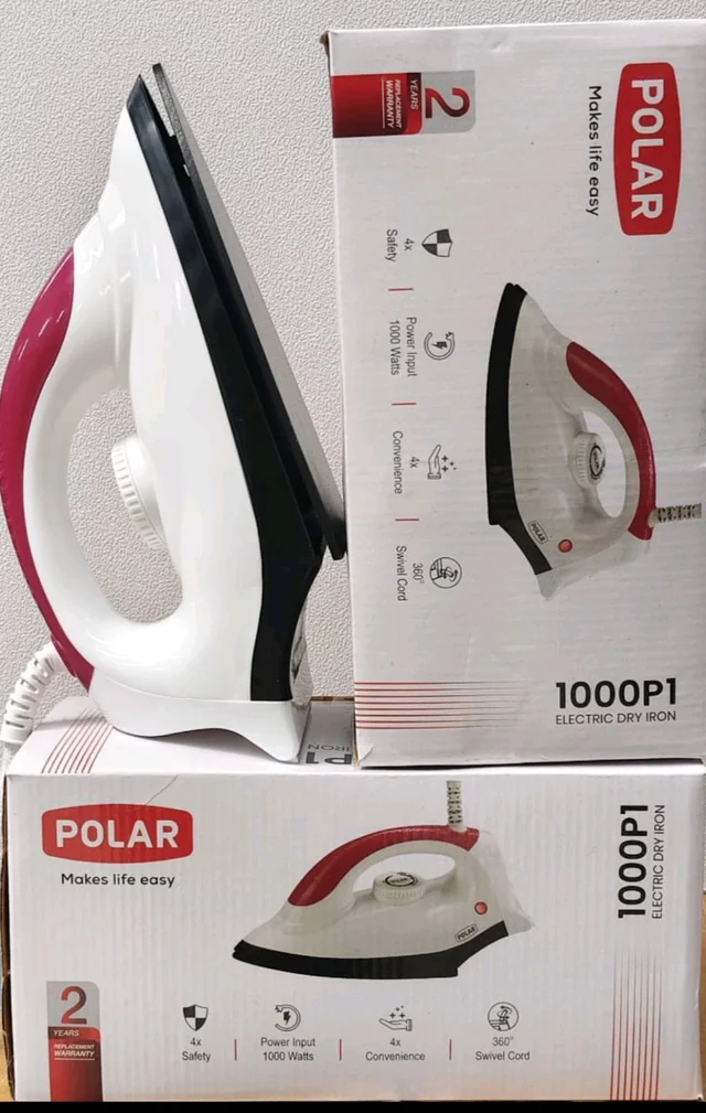 POLAR DRY IRON 1000PI (2 YEAR WARRANTY)