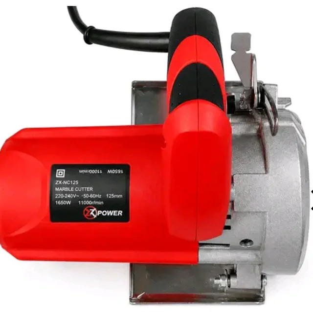 Zx Power 5 Inch 1650W Marble Cutter 125Mm Zxmc125 (1year Warranty)