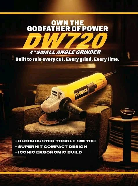 Dewalt DeWALT DW720 720W Angle Grinder | 100mm (4 inch) Professional Power Tool
