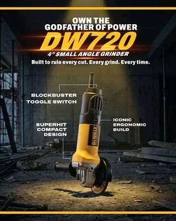 Dewalt DeWALT DW720 720W Angle Grinder | 100mm (4 inch) Professional Power Tool