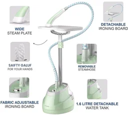 Swissboro Wego Garment Steamer Iron for Clothes Vertical Standing Iron 1.6l Water Tank