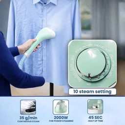 Swissboro Wego Garment Steamer Iron for Clothes Vertical Standing Iron 1.6l Water Tank