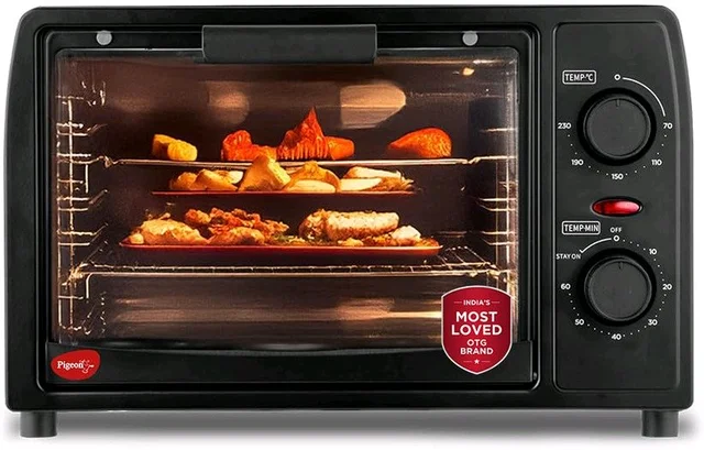 Pigeon 14-Litre Oven Toaster Grill OTG 900 Watt 19004365, Black