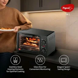 Pigeon 14-Litre Oven Toaster Grill OTG 900 Watt 19004365, Black