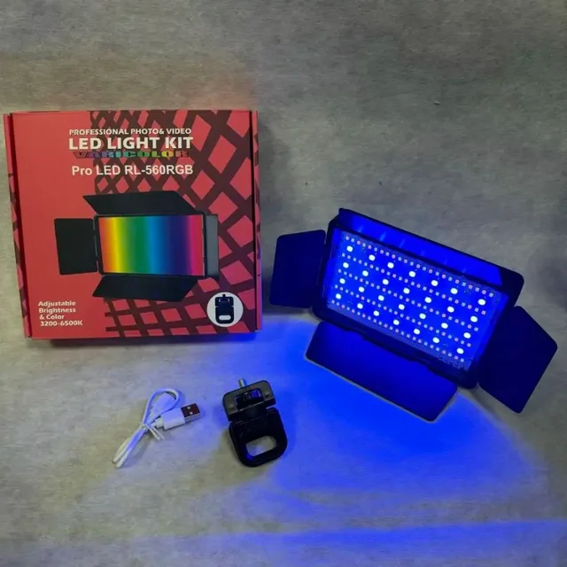Pro Led RL-560 Camera Light Photography Light Outdoor Shooting Light Mobile Phone Flash Supplementary Lighting Pocket Light