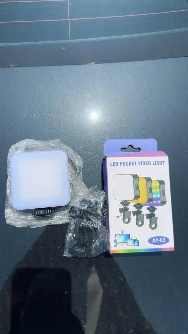 Mini Portable Led Video Camera Light Rgb Flash Photography Lighting Pocket Light