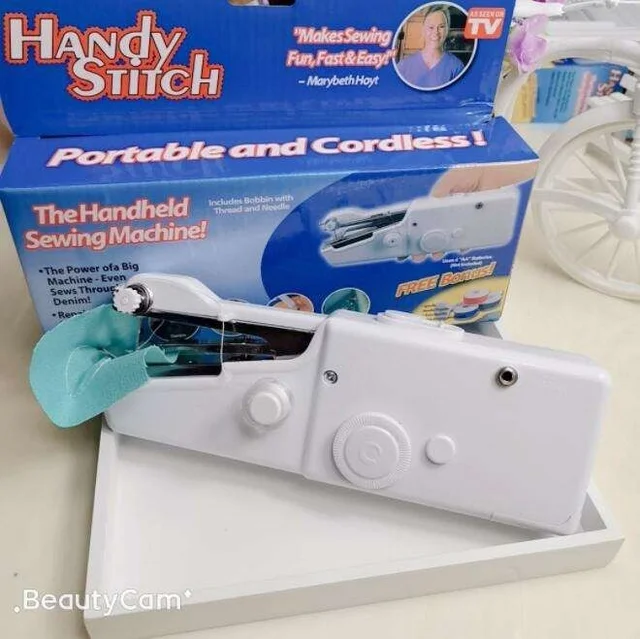 101 Portable Mini Household Sewing Machine Micro Handheld Home Electric Small Sewing Machine With Accessories