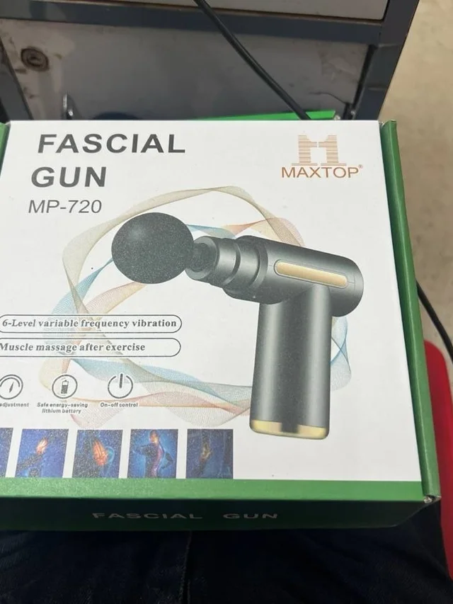 Rechargeable Muscle Stimulator Deep Tissue Facial Massager Body Massage Gun for Body Relaxation Slimming Shaping