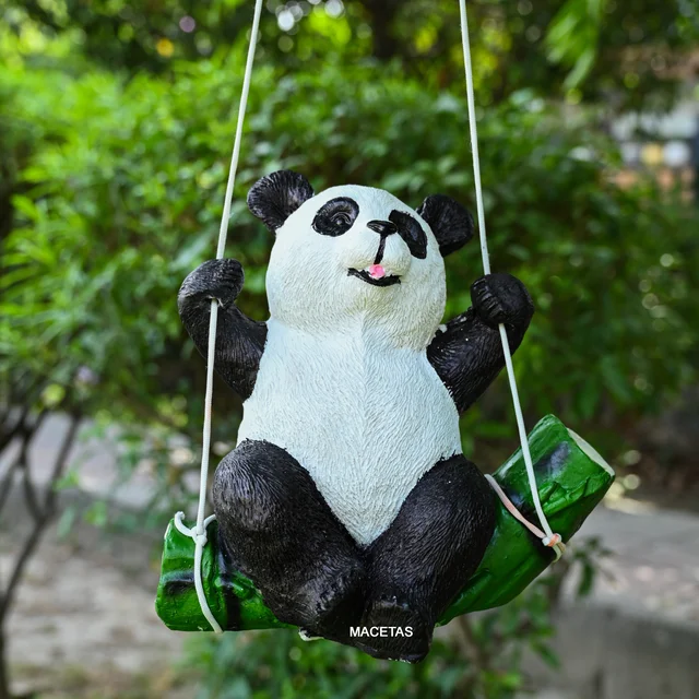 SWING PANDA ON ROPE