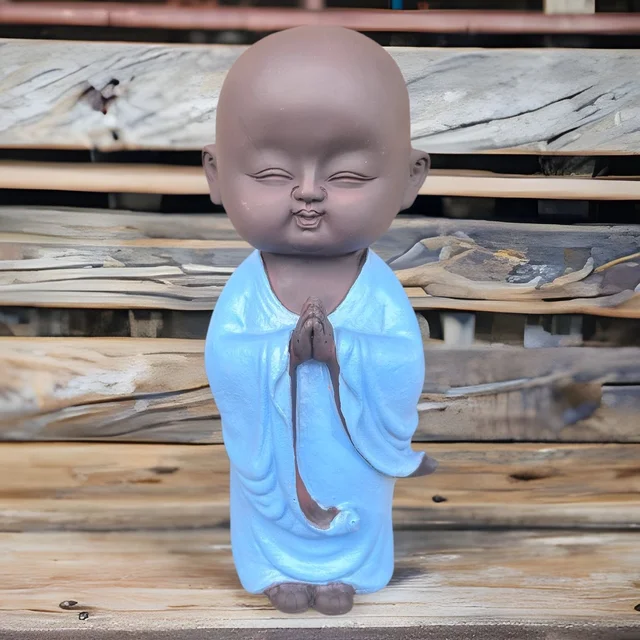 Namastey Monk - 10 Inch, Blue