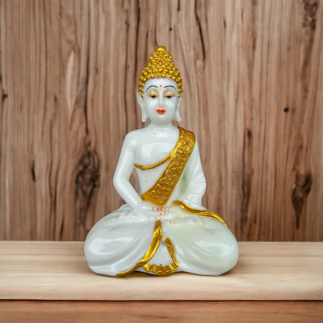 White Marble look Buddha