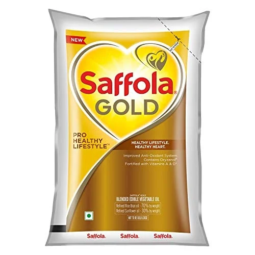 Saffola. Saffola gold Refind Oil - 1 Ltr.