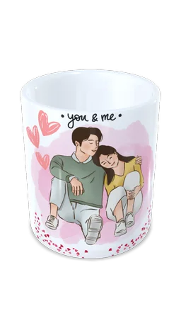 You & Me Couple Mug India Marketto