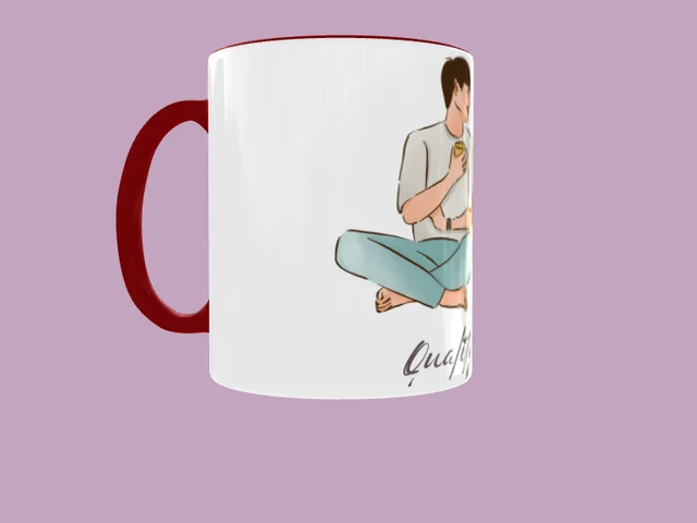Quality Time Printed Cup | Cup for Home & Gift | Hard Quality Printed Ceramic Mug/Cup for Coffee, Tea
