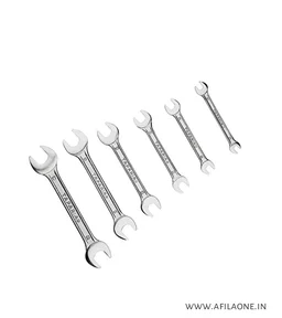 STANLEY Double Open End Spanner-Matte Finish-(14 * 15mm) ( 16 * 17) - 6 X 7