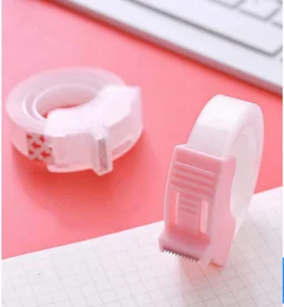 SMPH STAR Cello Tape Cutter 12 MM with Stainless Steel Blade Mini Stationary Cutter - 12 Mm Tape Purpose, Lavender Rose