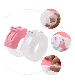 SMPH STAR Cello Tape Cutter 12 MM with Stainless Steel Blade Mini Stationary Cutter - 12 Mm Tape Purpose, Lavender Rose