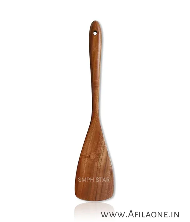 Wooden Cooking Spoons( Set of 5) Non-Stick Serving and Cooking Spoon Kitchen Tools Utensil, - Bourbon
