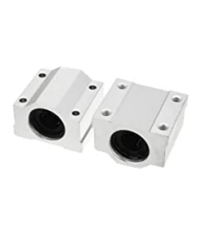2pcs SC20UU 20mm Linear Ball Al Block Bearing for CNC/Robotics/DIY Projects - CI, 20 MM Road