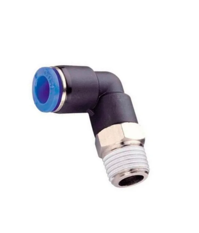 1/8" X 8mm BSP Male Pneumatic Elbow (PU) Joint - 8mm X 1/4" Inch BSP