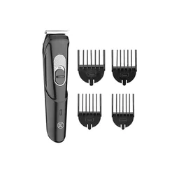 Rechargeable Cordless Beard & Hair Trimmer For Men (Black) - Pelorous